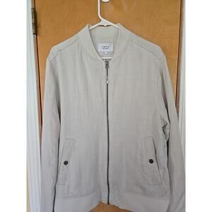 Celio Jacket Adult  Large Linen Bomber Midweight Commuter Motorcycle- New